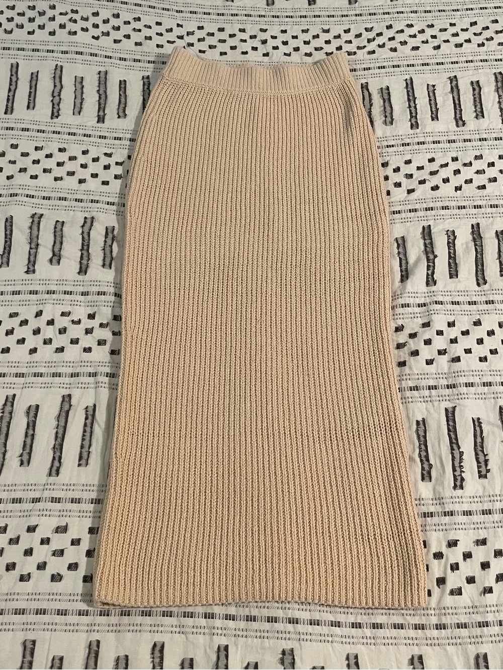 A.L.C. Cream Knit Skirt